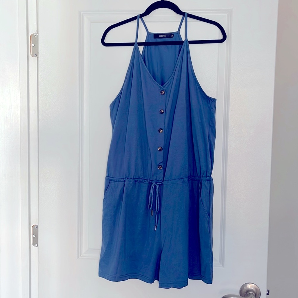 Amazon Gray Blue Romper